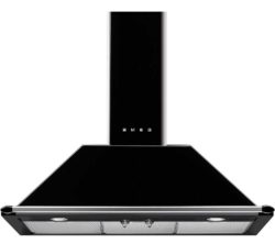 SMEG  Victoria KT90BLE 90 cm Chimney Cooker Hood - Black